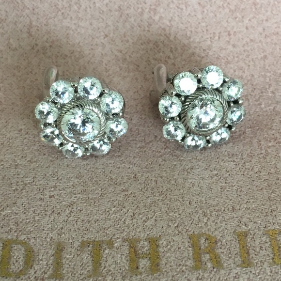 Judith Ripka Jewelry - Authentic Judith Ripka Sterling Silver Earrings